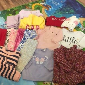 Baby girl bundle 6- 12m, 9-12 m, 17 items